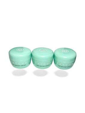 3xTatcha The Water Cream Pore-Perfecting Moisturizer Travel SZ 10ml/0.34oz Each